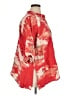 Citron Tropical Red 3/4 Sleeve Silk Top Size 1X - photo 4