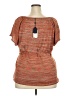 Magaschoni Orange Short Sleeve Top Size 2X - photo 2
