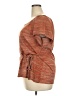 Magaschoni Orange Short Sleeve Top Size 2X - photo 5