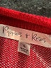 Poppies and Roses Argyle Red Pullover Sweater Size L (kids) - photo 3