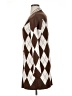 Unbranded Argyle Brown Cardigan Size 1X (estimated) - photo 5