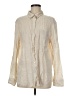 H&M Ivory Long Sleeve Button-Down Shirt Size M - photo 1