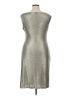 Connected Apparel Metallic Silver Cocktail Dress Size 16 - photo 2