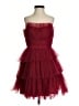 BCBGMAXAZRIA 100% Polyester Burgundy Cocktail Dress Size 4 - photo 1