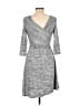 Amadi Tweed Gray Casual Dress Size S - photo 2