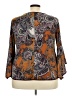 MSK Brown 3/4 Sleeve Blouse Size 3X - photo 2