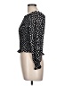 Juliana's 100% Polyester Black Long Sleeve Blouse Size L - photo 5