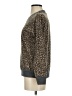 Splendid Animal Print Brown Pullover Sweater Size XS - photo 5