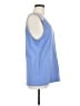 Southern Marsh 100% Cotton Blue Sleeveless Top Size M - photo 4