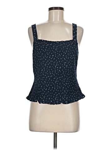 Madewell Lucie Smocked Tank Top in Bandana Flower (view 1)