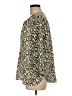 Jachs Girlfriend 100% Polyester Animal Print Green 3/4 Sleeve Blouse Size M - photo 5