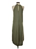 Forever 21 Solid Green Casual Dress Size S - photo 2