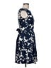 Closet Floral Blue Cocktail Dress Size 10 - photo 4