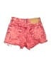Rag & Bone 100% Cotton Paisley Red Denim Shorts Size 26 waist - photo 2
