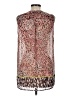CAbi 100% Polyester Animal Print Brown Sleeveless Blouse Size M - photo 2