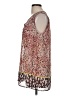 CAbi 100% Polyester Animal Print Brown Sleeveless Blouse Size M - photo 5