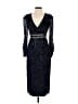 Mac Duggal 100% Polyester Blue Cocktail Dress Size 4 - photo 1