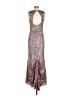 Badgley Mischka 100% Polyester Brown Cocktail Dress Size 4 - photo 2