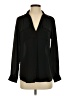 Ann Taylor 100% Polyester Black Long Sleeve Blouse Size XS - photo 1