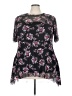 Lane Bryant Black Short Sleeve Top Size 22/24 - photo 1