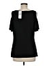 S. Levine Black Short Sleeve Top Size M - photo 2