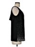 S. Levine Black Short Sleeve Top Size M - photo 4