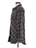 CAbi Plaid Gray Long Sleeve Button-Down Shirt Size M - photo 5