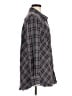 CAbi Plaid Gray Long Sleeve Button-Down Shirt Size M - photo 4