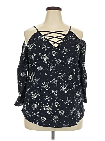 Papermoon 3/4 Sleeve Blouse (view 1)