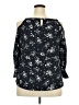Papermoon Blue 3/4 Sleeve Blouse Size XXL - photo 2
