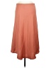 A New Day 100% Polyester Solid Orange Casual Skirt Size M - photo 2