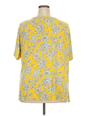 Isaac Mizrahi LIVE! Short Sleeve Blouse (view 2)