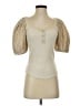 Ulla Johnson Tan Short Sleeve Top Size S - photo 1