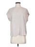 Express 100% Polyester Silver Short Sleeve Blouse Size S (petite) - photo 1