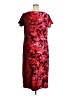 Bob Mackie Print Red Casual Dress Size 2X (petite) - photo 2