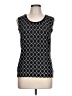 Charter Club Black Sleeveless Top Size L - photo 1