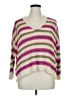Ann Taylor LOFT 100% Acrylic Stripes Pink Pullover Sweater Size XL - photo 1