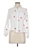 Charlior Stars White Long Sleeve Blouse Size Med - Lg - photo 1