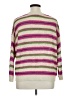 Ann Taylor LOFT 100% Acrylic Stripes Pink Pullover Sweater Size XL - photo 2