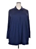 Lands' End Blue Long Sleeve Polo Size 2X - photo 1