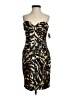 Jovani 100% Polyester Animal Print Gold Cocktail Dress Size 2 - photo 1
