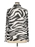 Attitudes by Renee Animal Print Silver Long Sleeve Blouse Size 2X - photo 2