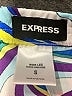 Express 100% Polyester Paisley Blue Casual Pants Size S - photo 7