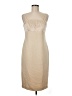 Patra 100% Polyester Solid Tan Cocktail Dress Size 8 - photo 1