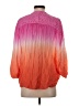 YFB 100% Rayon Ombre Orange 3/4 Sleeve Blouse Size XS - photo 2