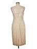 Patra 100% Polyester Solid Tan Cocktail Dress Size 8 - photo 2