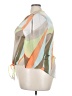 Chico's 100% Polyester Color Block Green 3/4 Sleeve Blouse Size 3X - photo 5