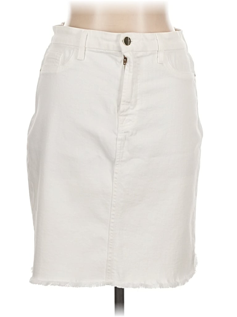 Pre-owned Jen7 By 7 For All Mankind Casual Skirt In Ivory