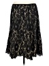 Ann Taylor 100% Nylon Black Formal Skirt Size 10 - photo 2