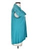 Deletta Teal Short Sleeve Top Size S - photo 4